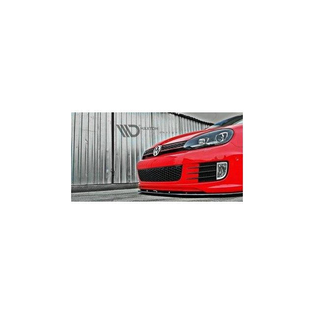 купи Добавка за предна броня/лип спойлер Ver.2 VW Golf VI (за Golf GTI 35 -ти) - Maxton Design