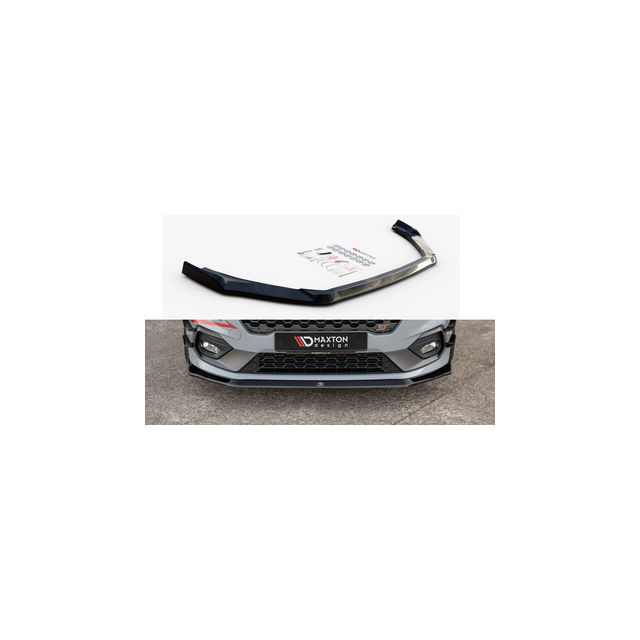 купи Добавка за предна броня/лип спойлер V.5 Ford Fiesta Mk8 ST / ST-LINE - Maxton Design
