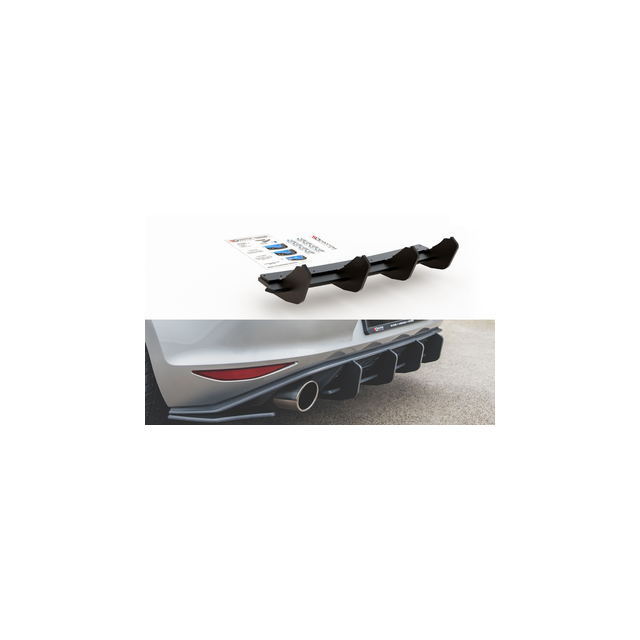 Дифузьор V.2 VW Golf 7 GTI - Maxton Design