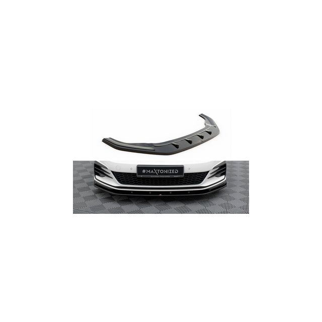купи Добавка за предна броня/лип спойлер VW Golf VII GTI Facelift v.1 - Maxton Design
