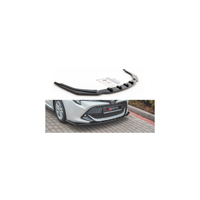 купи Добавка за предна броня/лип спойлер V.1 Toyota Corolla XII Touring Sports/ Hatchback - Maxton Design