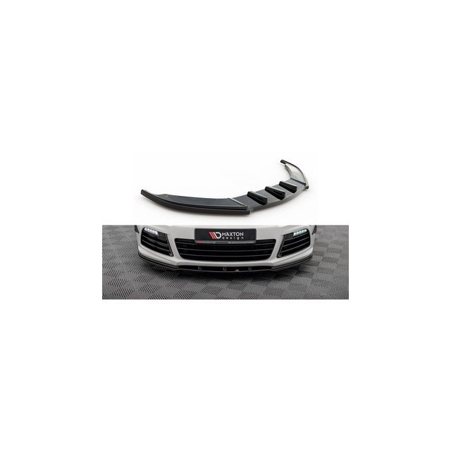Добавка за предна броня/лип спойлер  VW Scirocco r - Maxton Design