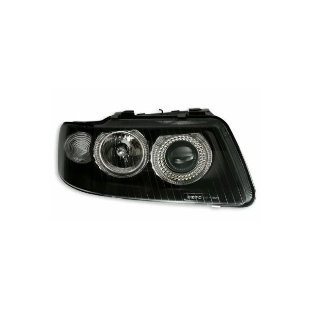 Черни Кристални фарове ANGEL EYES Audi A3 (2000-2003)
