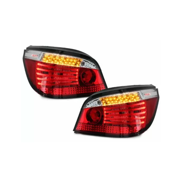 Диодни стопове BMW E60 - диоден мигач хром