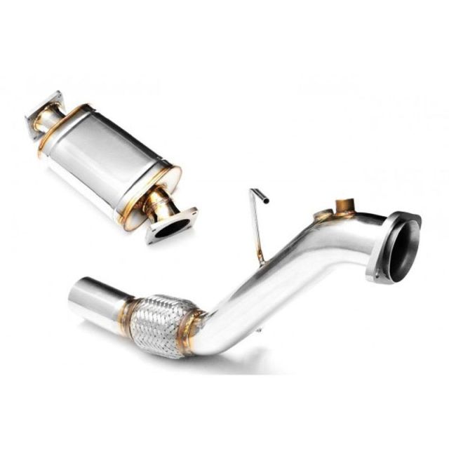 купи Downpipe BMW E60, E61 525d, 530d M57N + Заглушител