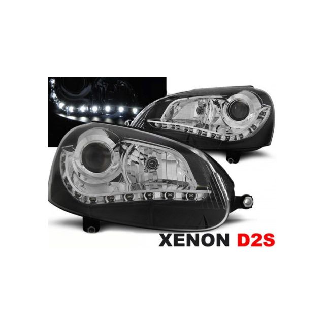 XENON Фарове  Черни за VW GOLF 5