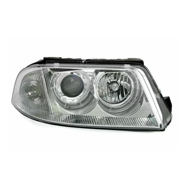 Кристални фарове Angel Eyes VW PASSAT B5.5 (01-05) - хром/черни
