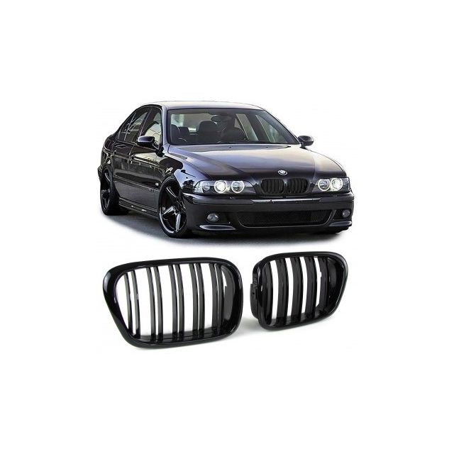 купи Решетки / Бъбреци за BMW E39 - Черен гланц