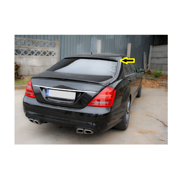 купи Спойлер/сенник за задно стъкло за Mercedes W221 S-class