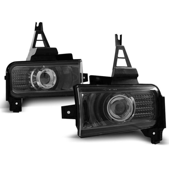 купи Халогени за TOYOTA LAND CRUISER FJ200 07-12 Черни опушени LED