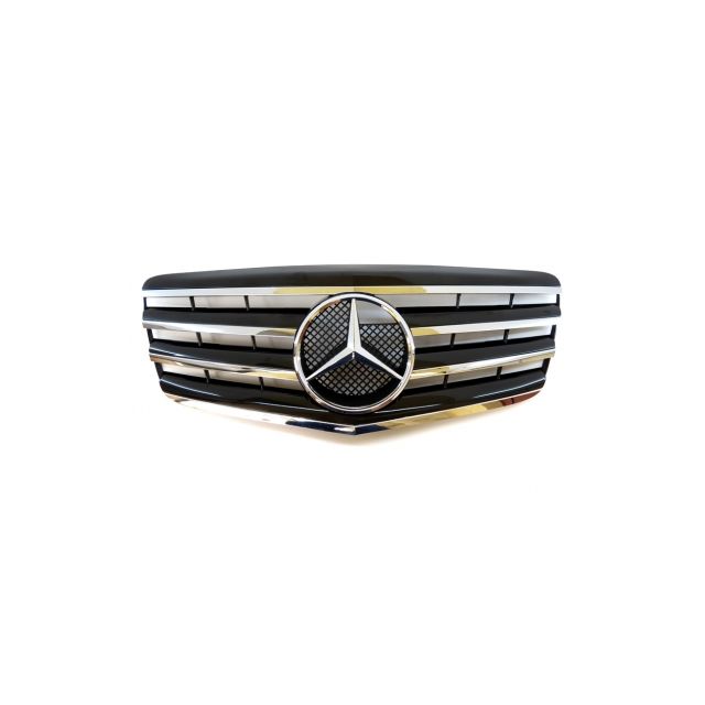 купи Решетка – Хромирана Черна За Mercedes E-class W211 2006-2009г.