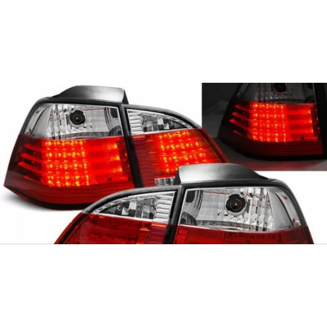 купи Диодни стопове BMW E61 комби (2003-2007) - хром
