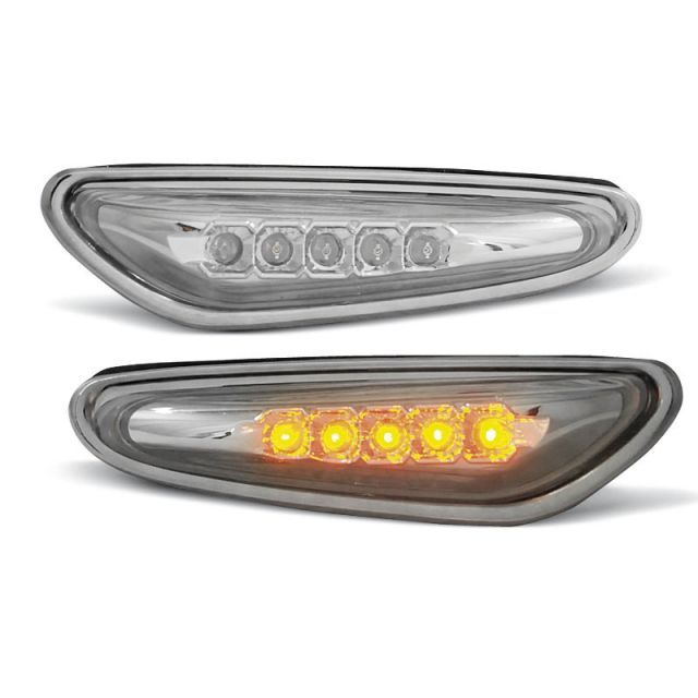 Мигачи хром LED за BMW E46 09.01-03.05