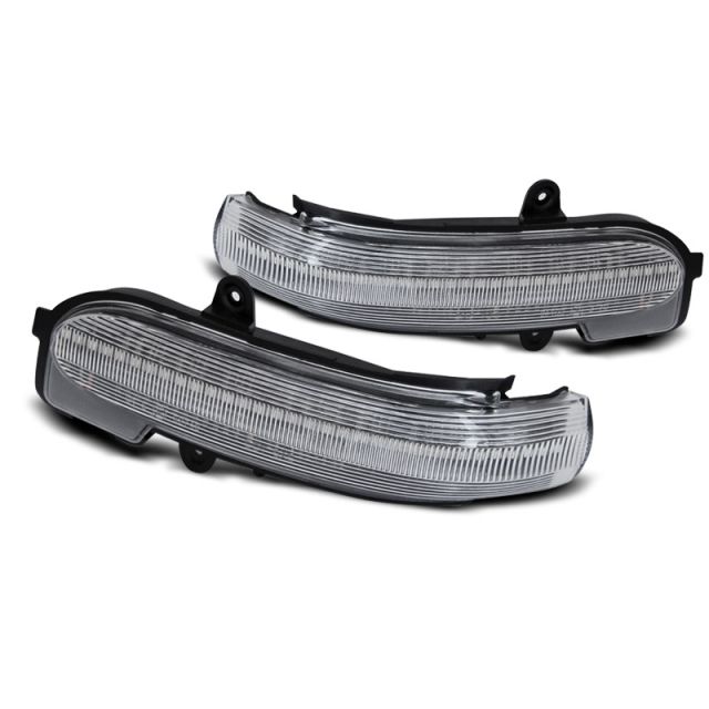 Мигачи за огледала WHITE LED SEQ за  MERCEDES W203 T203 CL203 00-07