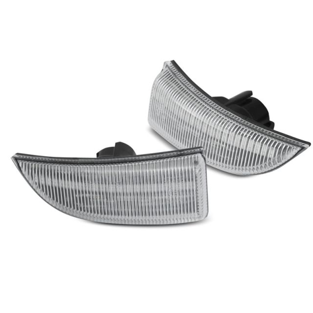Мигачи за огледала WHITE LED SEQ за RENAULT SCENIC III / MEGANE III
