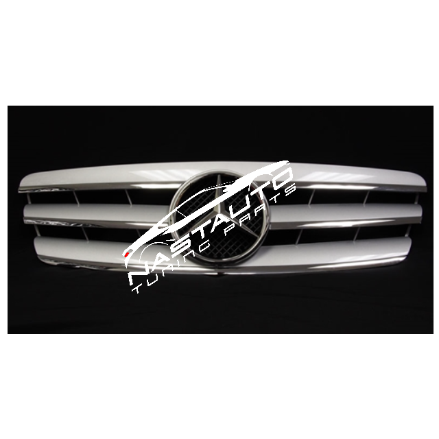 купи Решетка – Хром сива За Mercedes C-class C203 CL look