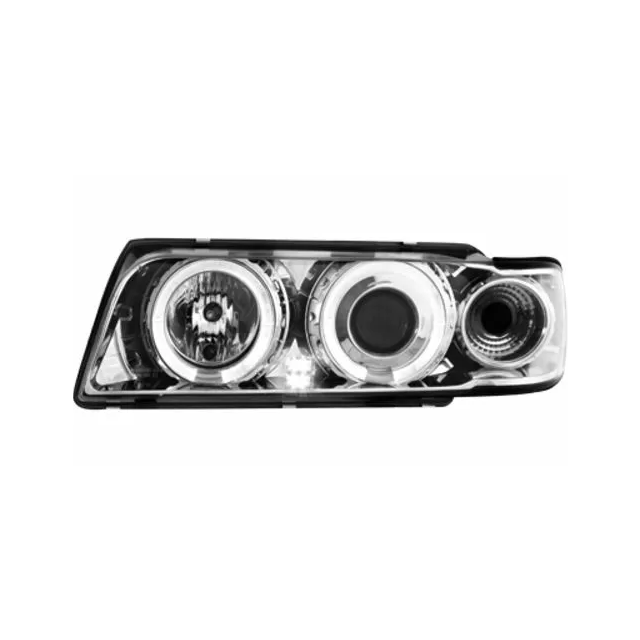 Кристални фарове Angel Eyes за BMW E38 (1994-1998) - хром