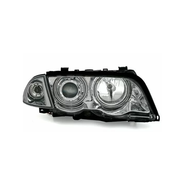 Кристални фарове за BMW E46 седан (98-01) - хром