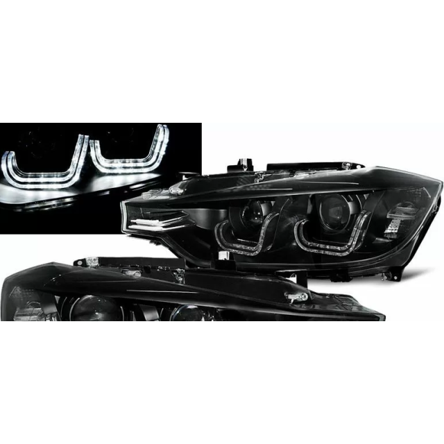 Кристални фарове за фабричен ксенон за BMW F30