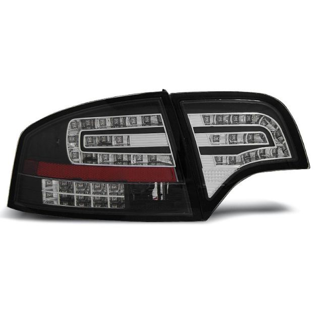 купи LED Стопове Черни за AUDI A4 B7 11.04-03.08 SEDAN