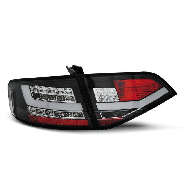 купи LED Стопове Черни за AUDI A4 B8 08-11 SEDAN