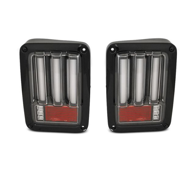 Стопове за CHRYSLER JEEP WRANGLER JK 07-18 LED BAR Черни