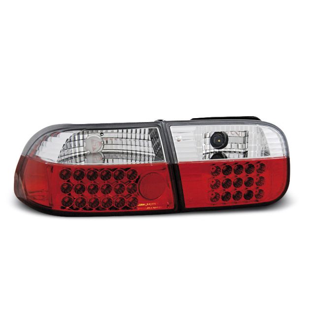 купи Стопове за HONDA CIVIC 09.91-08.95 3D WHITE LED