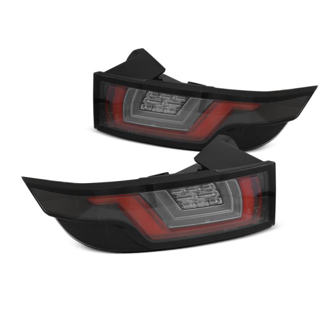 Стопове за LAND ROVER RANGE ROVER EVOQUE 11-18  WHITE Черни LED