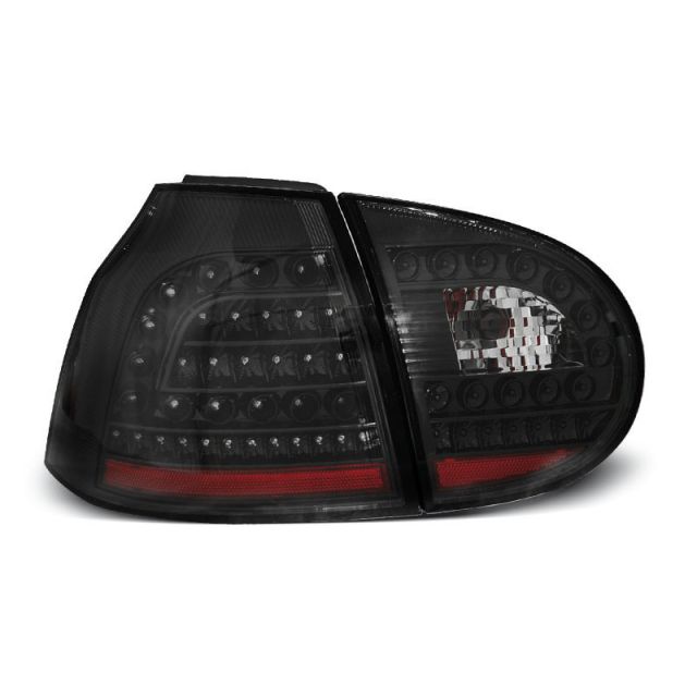 LED Стопове Черни за VW GOLF 5 10.03-09