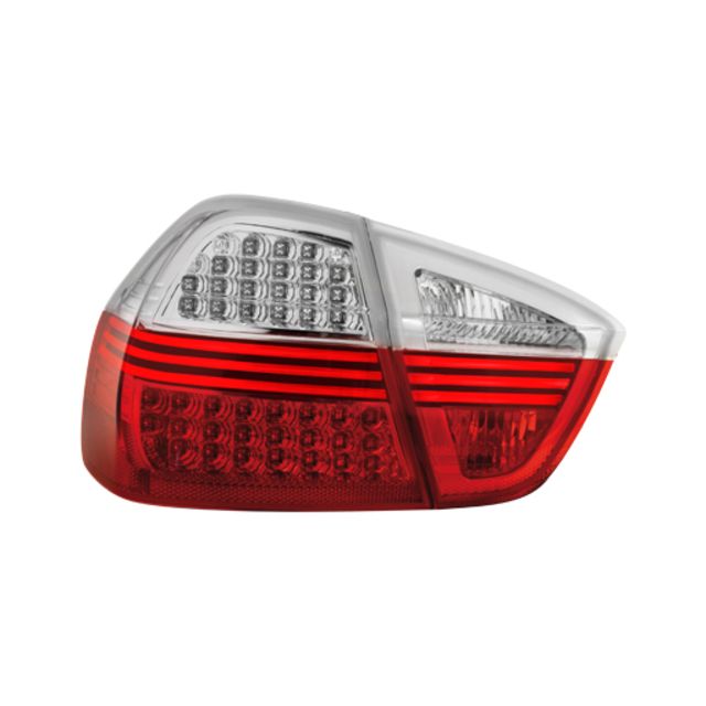купи Кристални LED стопове с бял мигач BMW E90