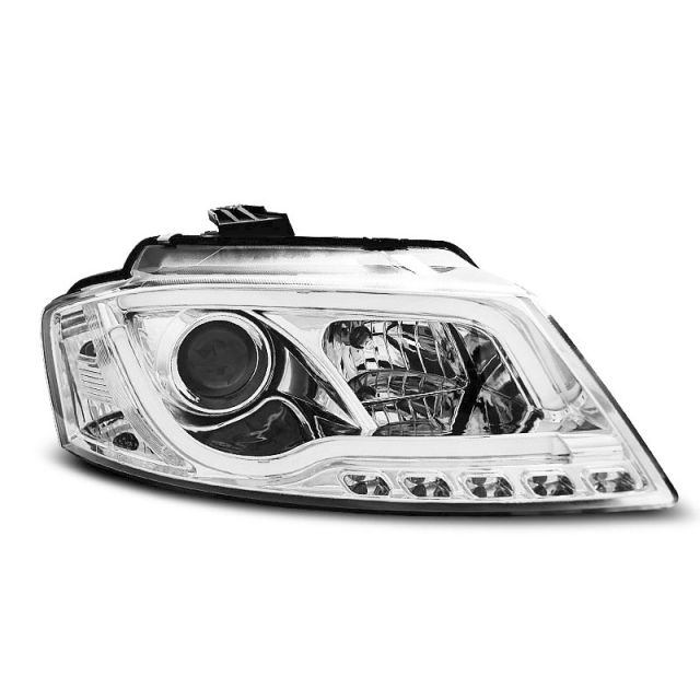 Фарове  TUBE LIGHT DRL хром за AUDI A3 8P 08-12