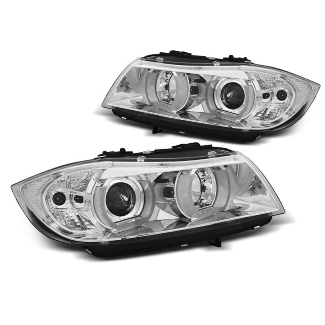 Фарове  U-LED LIGHT 3D хром за BMW E90/E91 03.05-08.08