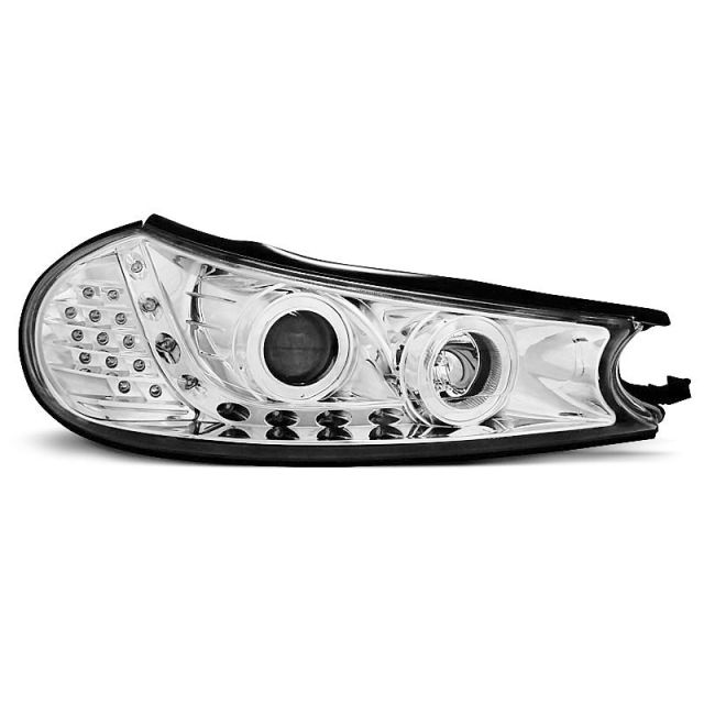 Фарове за FORD MONDEO 10.96-08.00 с дневни светлини хром