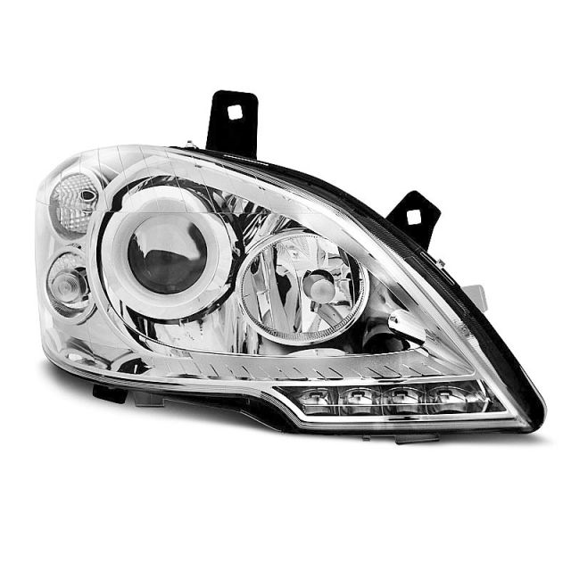 Фарове  TRUE DRL хром за MERCEDES VITO W639 10.10-5.14