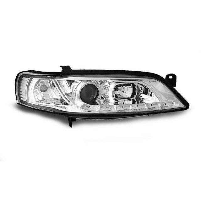 купи Фарове за OPEL VECTRA B 11.96-12.98 с дневни светлини хром