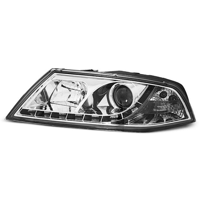 XENON Фарове  с дневни светлини хром за SKODA OCTAVIA 2 03.04-08