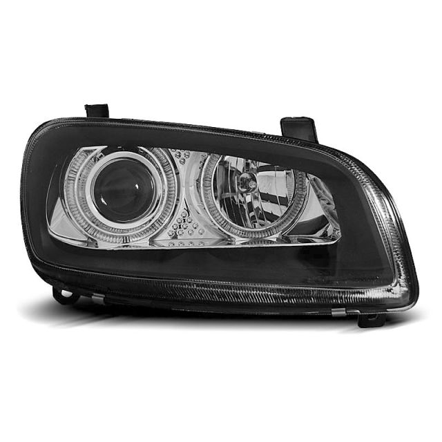 Фарове за TOYOTA RAV4 06.94-06.00 с ангелски очи Черни
