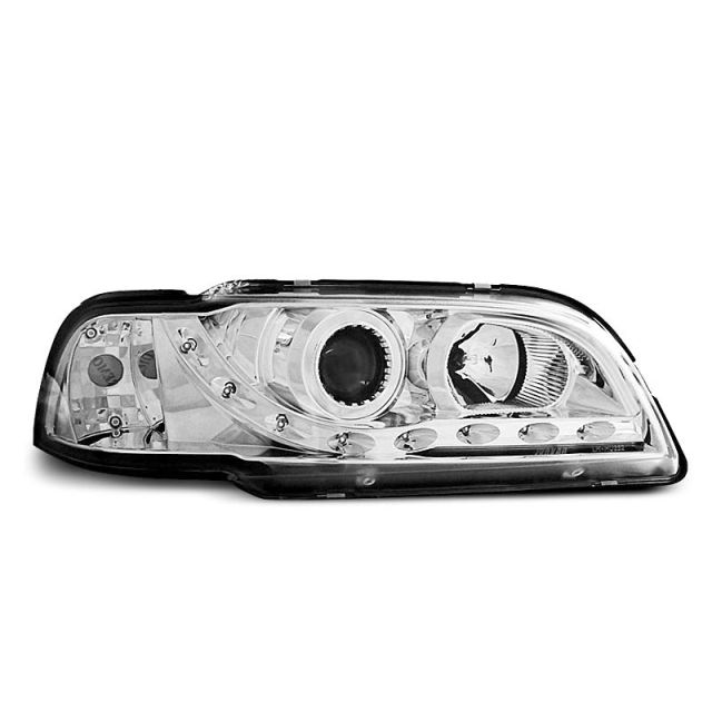 Фарове за VOLVO S40/V40 02.96-04.00 с дневни светлини хром