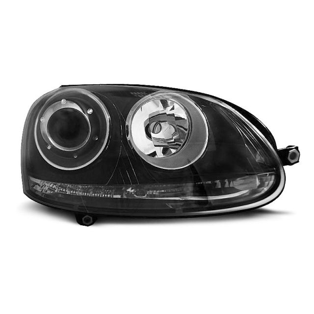 Фарове   Черни за VW GOLF 5 10.03-09