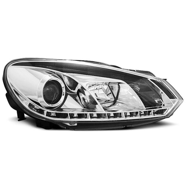 Фарове  TRUE DRL хром за VW GOLF 6 10.08-12