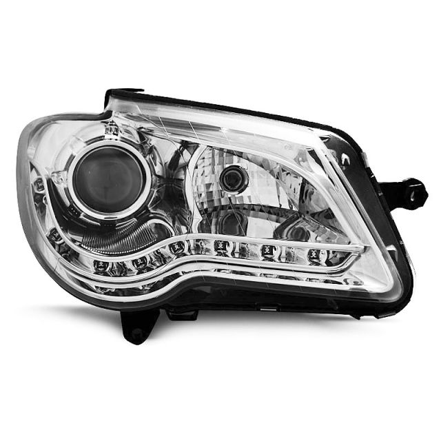 Фарове  с дневни светлини хром за VW TOURAN 06-10