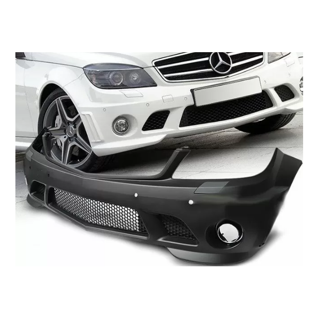 купи Предна броня за Mercedes C-class W204 AMG Дизайн - без халогени