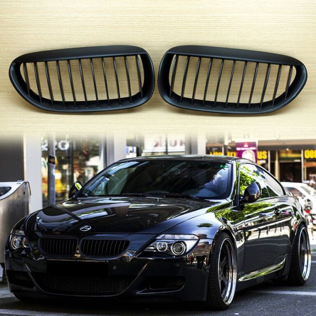 купи Решетки/бъбреци за BMW E63 - черен мат