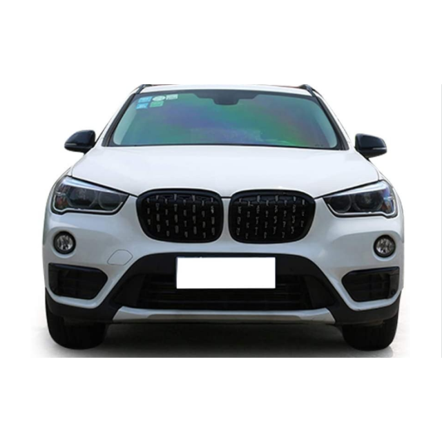 купи Решетки / Бъбреци за BMW X1 F48 (2015-2019) Diamond Style Черен Гланц