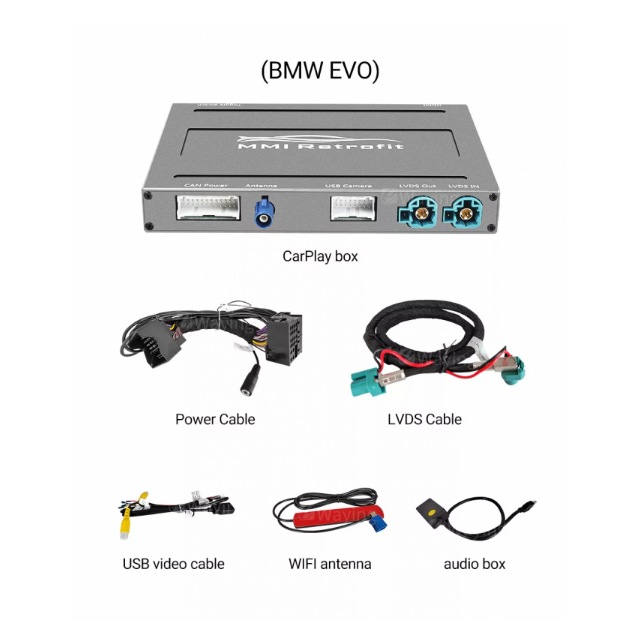 Мултимедия за BMW I3 / I01/ I8 2017-2019 EVO SYSTEM БЕЗЖИЧЕН APPLE CARPLAY ANDROID AUTO MMI BOX с навигация