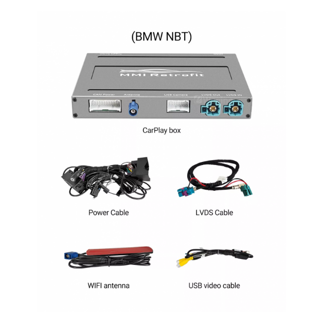 Мултимедия за BMW I3 / I01/ I8 2013-2016 NBT SYSTEM БЕЗЖИЧЕН APPLE CARPLAY ANDROID AUTO MMI BOX с навигация