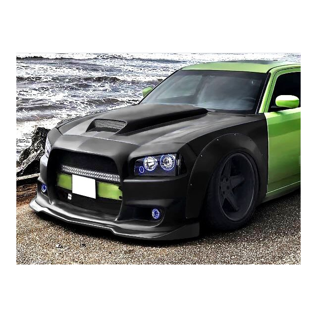 Добавка лип/спойлер за предна броня за DODGE CHARGER SRT IK Style